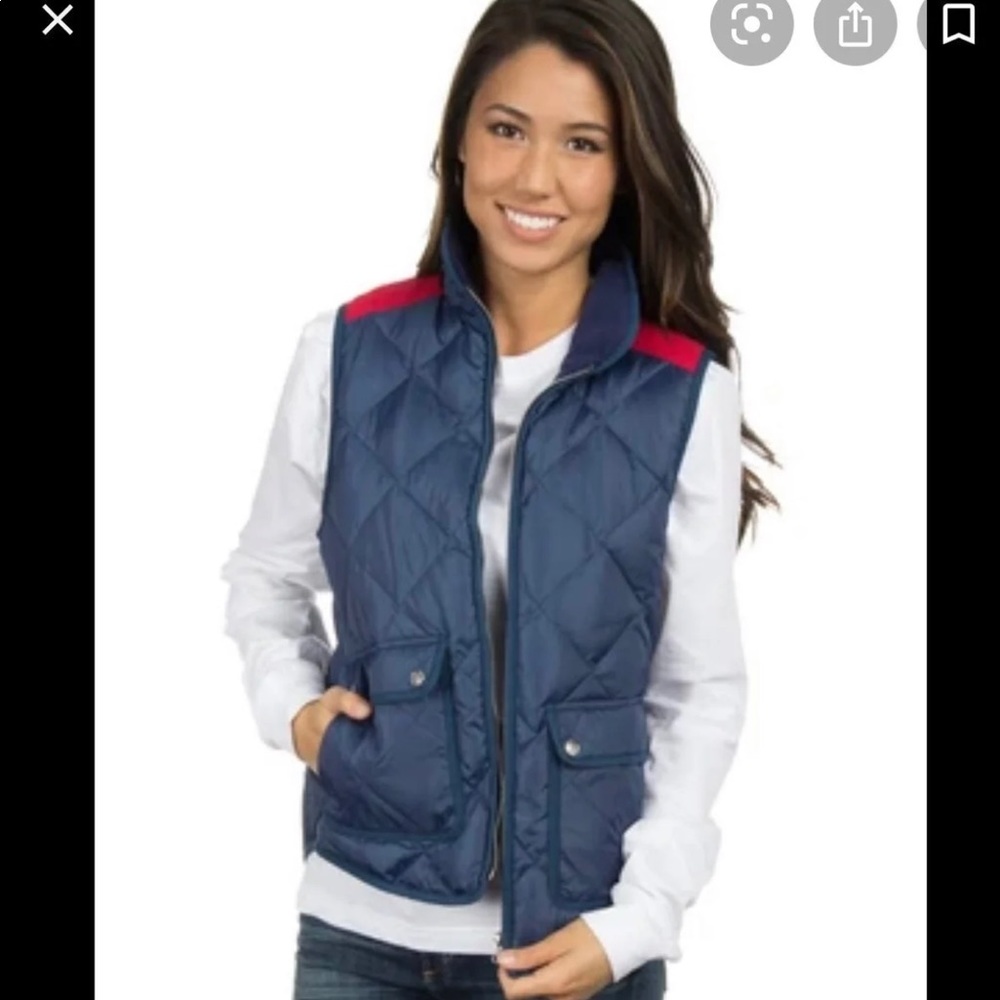 Lauren James Seersucker Vest